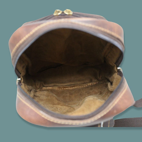 Anshuman Genuine Leather Mini Backpack Rank